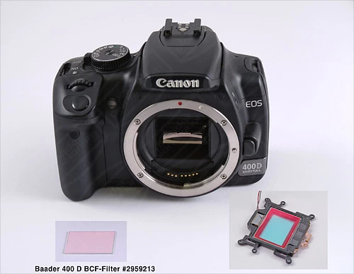 Baader ACF-2 UV/IR blokk szűrő Canon EOS (régi APS-C) kamerák számára Baader ACF-2 UV/IR blokk szűrő Canon EOS (régi APS-C) kamerák számára