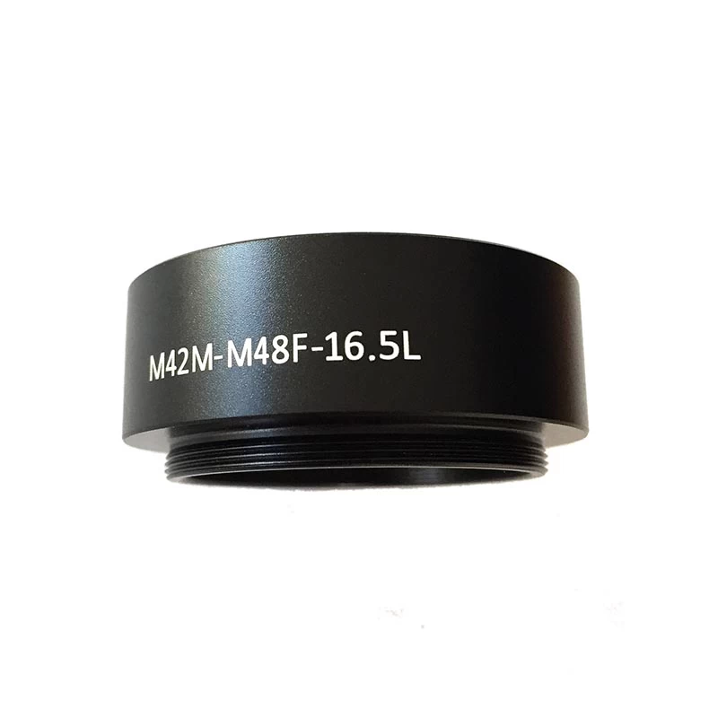 M48/T2 hosszabbító toldat 16.5 mm (M48 belül, T2 kívül) M48/T2 hosszabbító toldat 16.5 mm (M48 belül, T2 kívül)