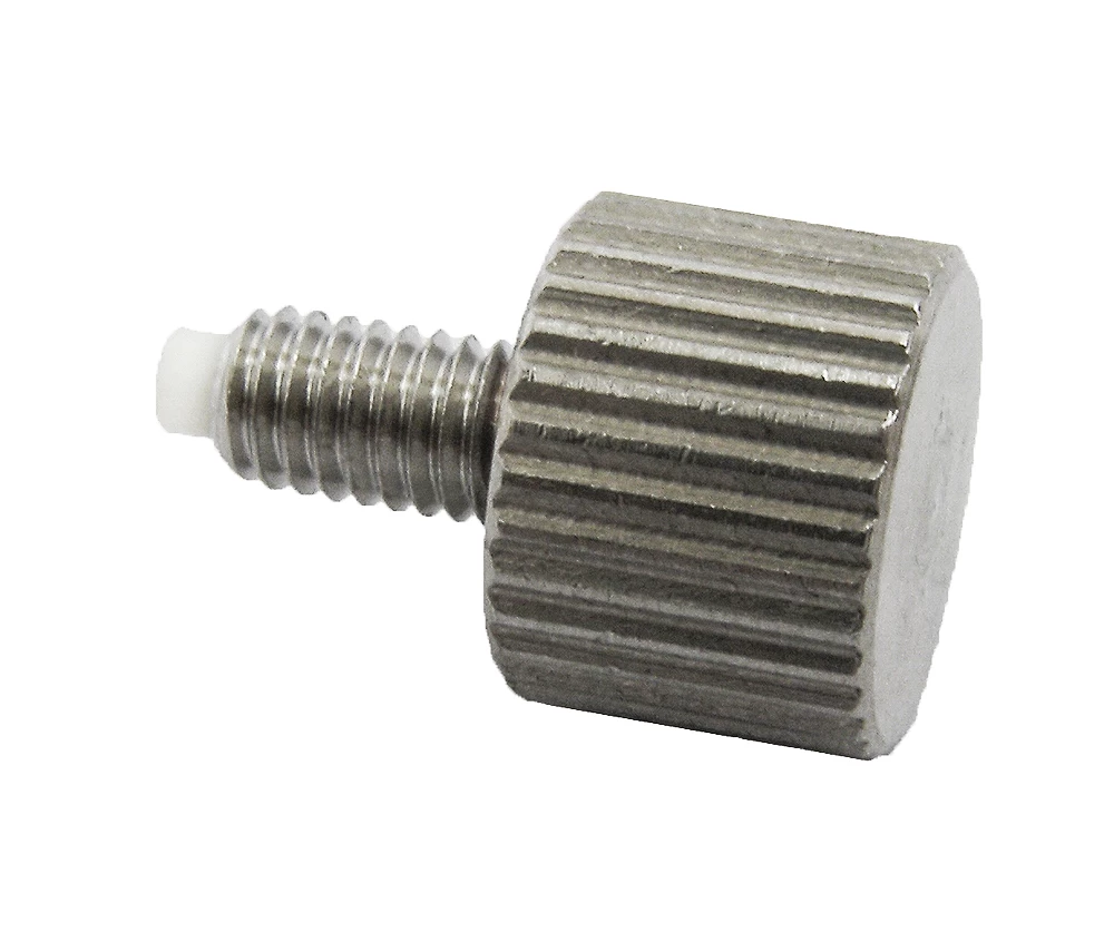 Metrikus csavar M3 menettel, 6 mm hosszú, műanyag betéttel Metrikus csavar M3 menettel, 6 mm hosszú, műanyag betéttel