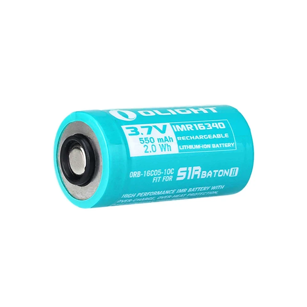 Olight 16340 (RCR123A) Litium-ion akku 550mah (módosított) Olight 16340 (RCR123A) Litium-ion akku 550mah (módosított)