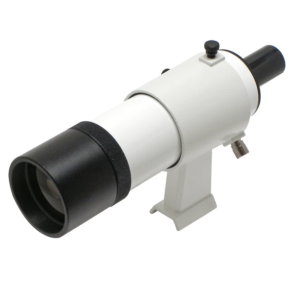 SkyWatcher 9x50 keresőtávcső (fehér, fordított állású) + fehér tartóláb SkyWatcher 9x50 keresőtávcső (fehér, fordított állású) + fehér tartóláb
